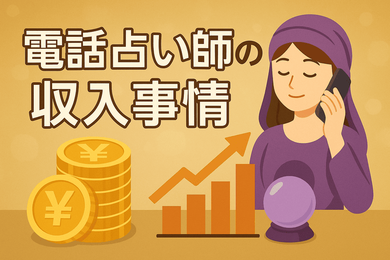 電話占い師の収入事情